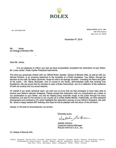 rolex contact email|rolex email address.